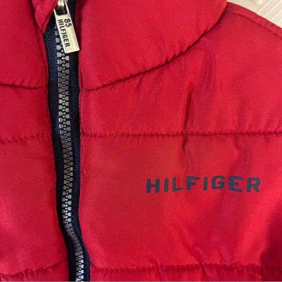 Tommy Hilfiger Red Puffer Vest | 18M - Picture 2 of 6